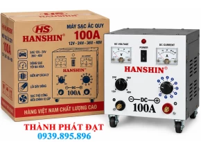 Máy Sạc Ắc Quy HANSHIN 100A LÕI DÂY ĐỒNG