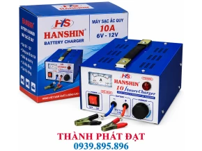 Máy Sạc Ắc Quy HANSHIN 10A LÕI DÂY ĐỒNG