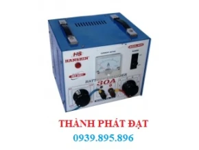 MÁY SẠC ẮC QUY HANSHIN 30A (LÕI DÂY ĐỒNG)