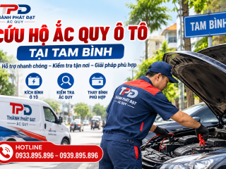 Cứu hộ ắc quy ô tô tại Tam Bình