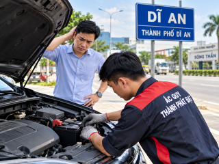 Ô Tô Hết Bình Ắc Quy Tại Dĩ An Phải Làm Sao