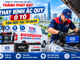 Thay bình ắc quy ô tô tận nơi tại TP.HCM