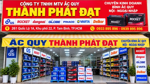 ẮC QUY THÀNH PHÁT ĐẠT