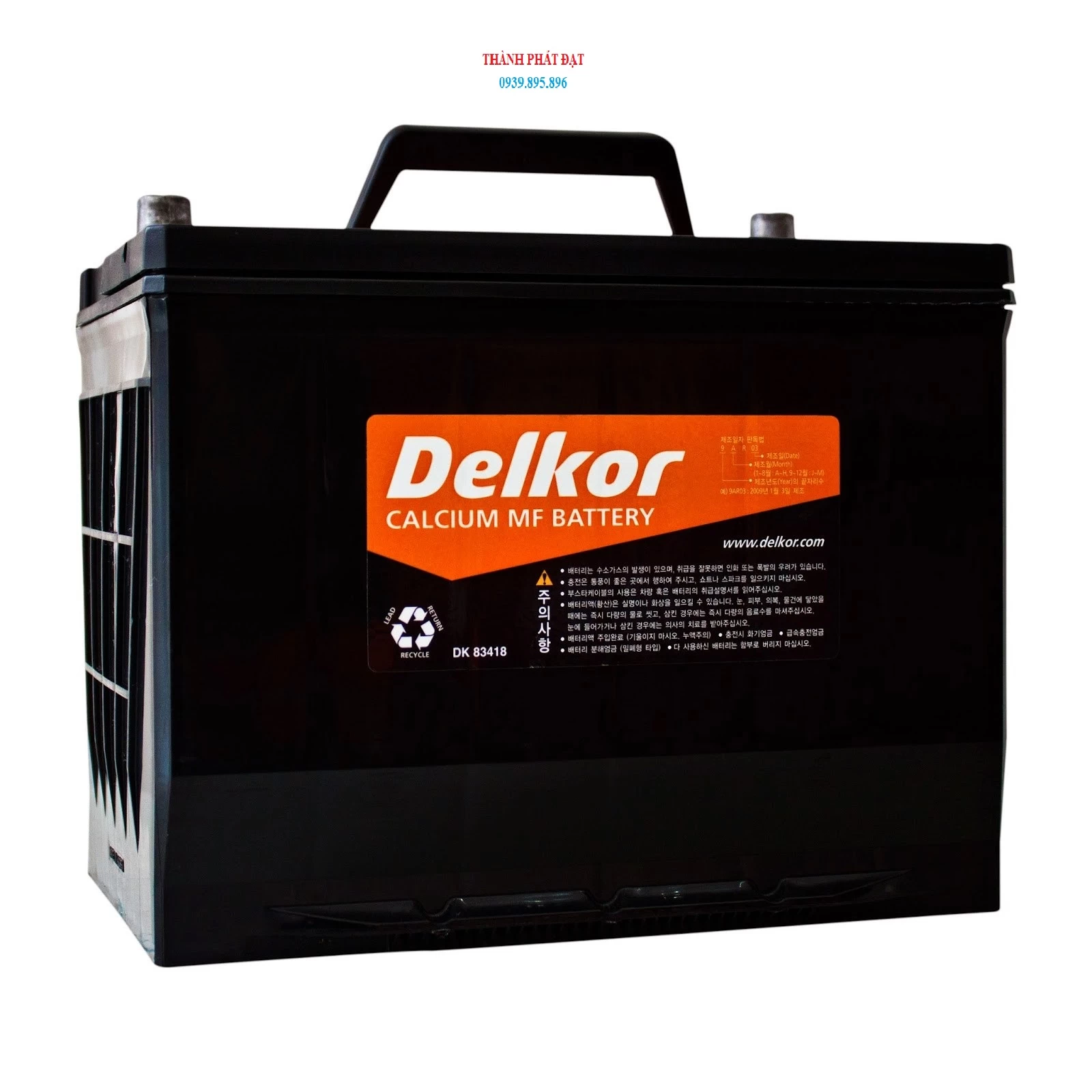 ẮC QUY DELKOR 85D23R/L 70AH