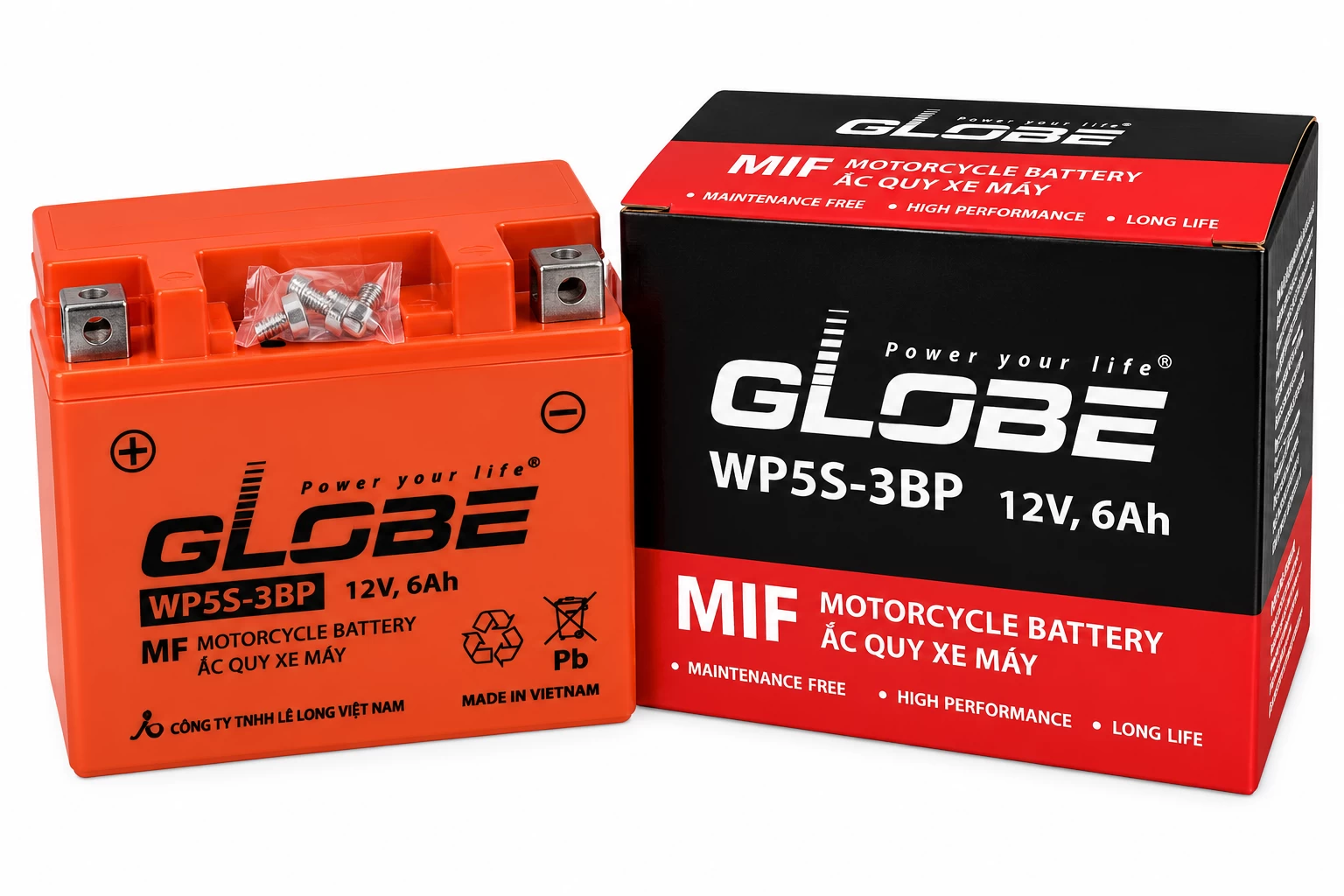 Ắc Quy Globe WP5S-3BP 6AH