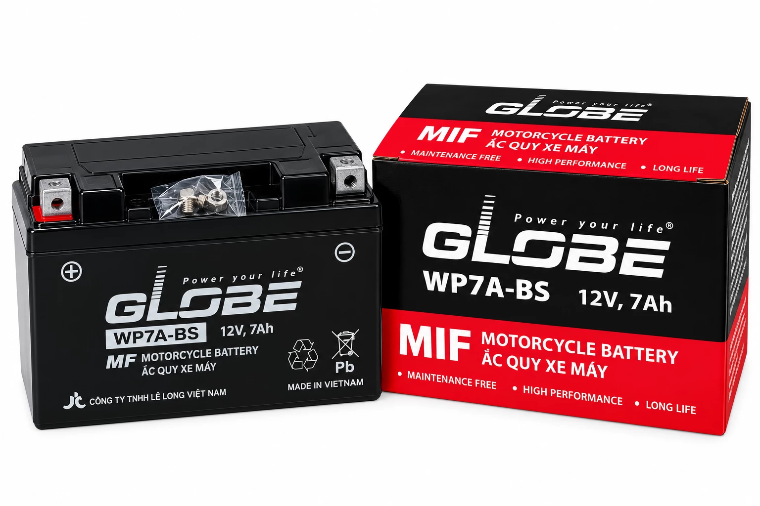 Ắc Quy Globe WP7A-BS 7AH
