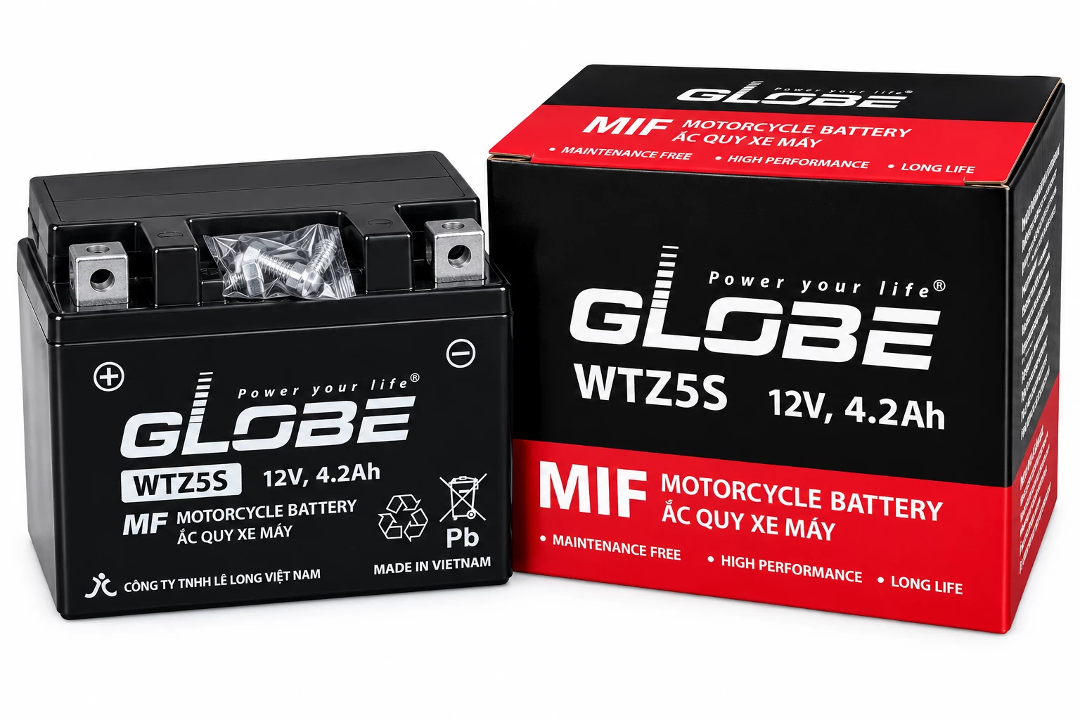 Ắc Quy Globe WTZ5S 4.2AH