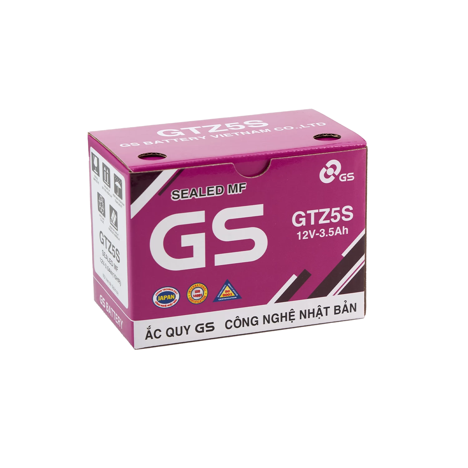 Ắc quy GS GTZ5S 3.5AH