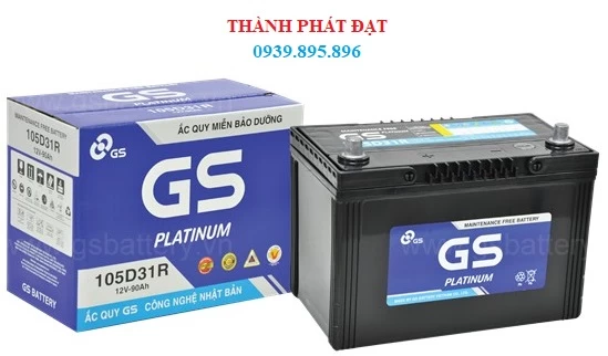 Ắc Quy GS MF 105D31R 90AH