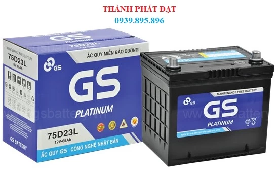 Ắc Quy GS MF 75D23L 65AH