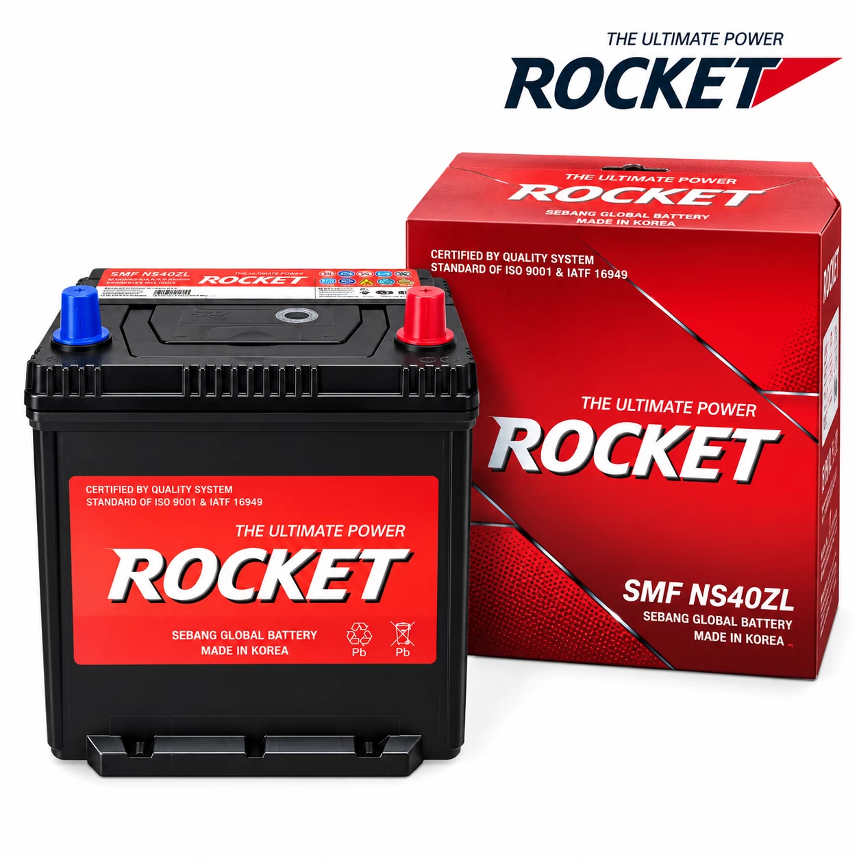 Ắc Quy Rocket SMF NS40ZL 35AH
