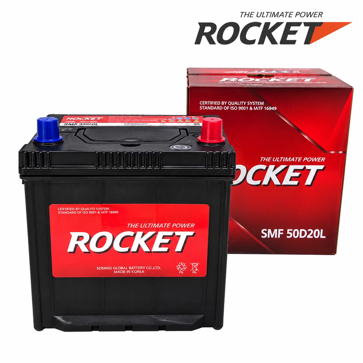 Ắc Quy Rocket SMF 50D20L 50AH