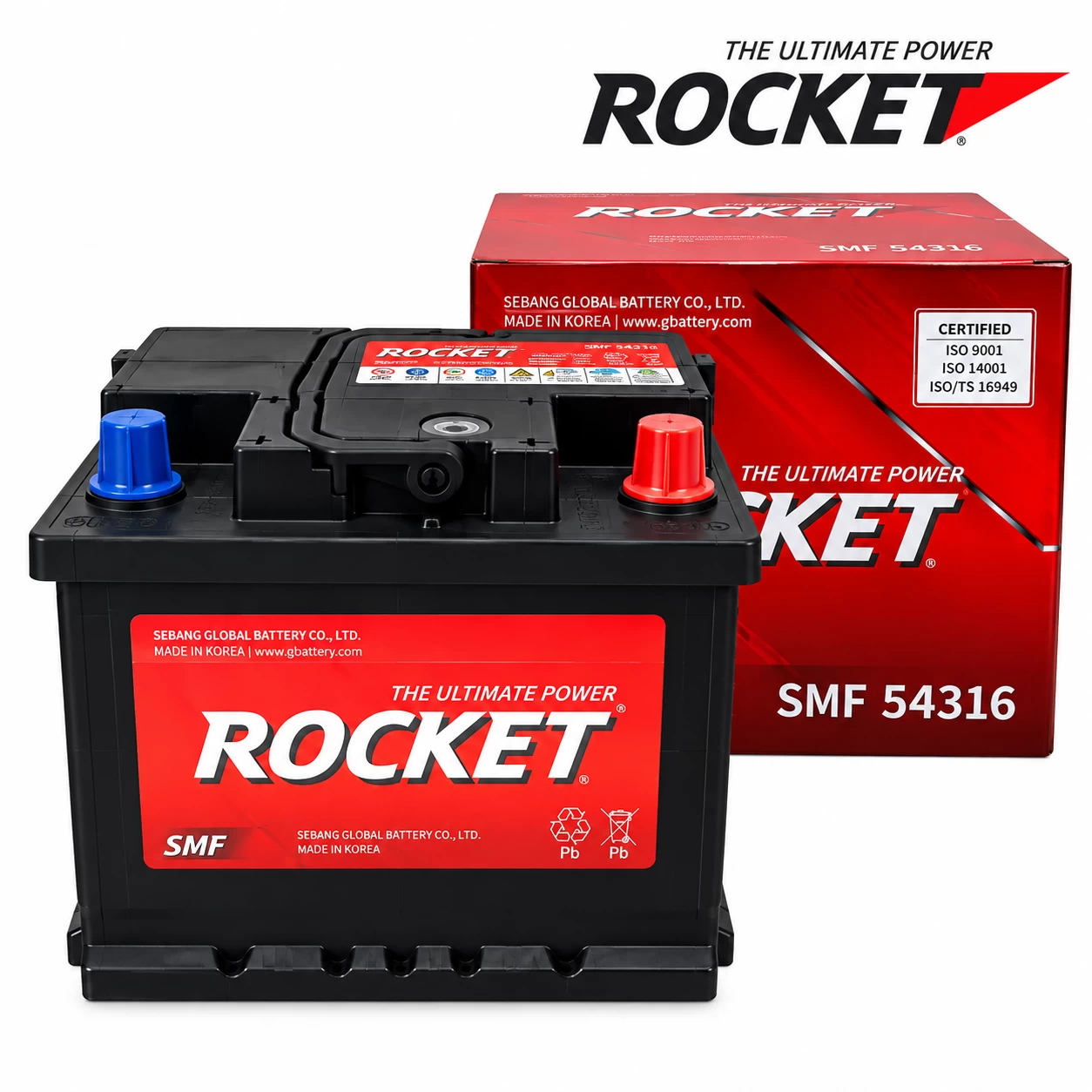 Ắc Quy Rocket SMF 54316 43AH