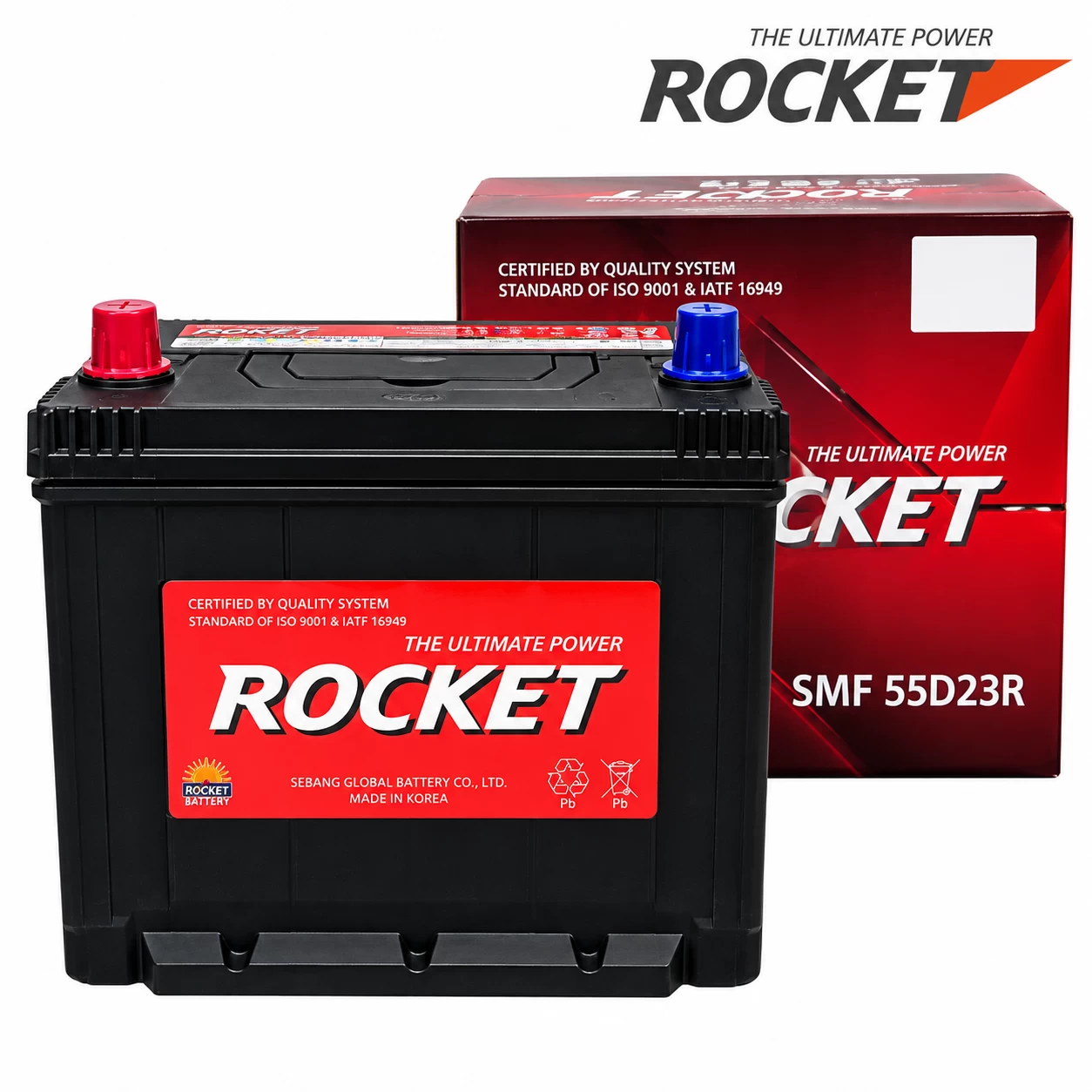 Ắc Quy Rocket SMF 55D23R 60AH