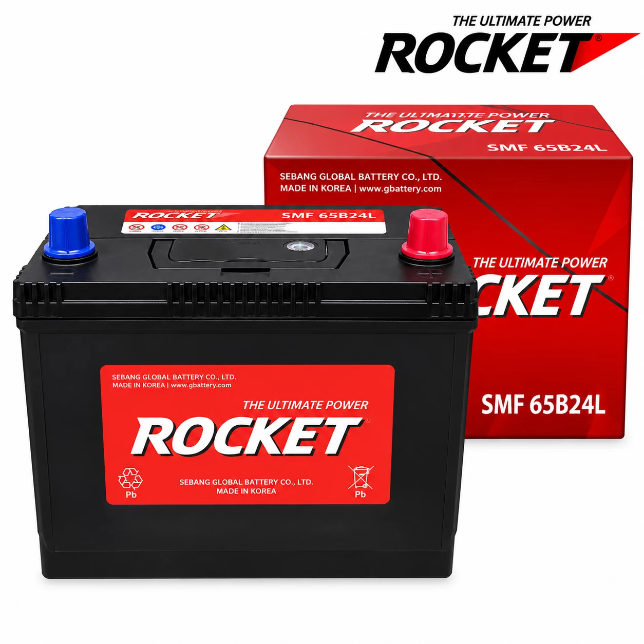 Ắc Quy Rocket SMF 65B24L 50AH