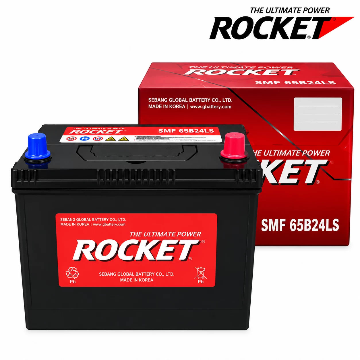 Ắc Quy Rocket SMF 65B24LS 50AH