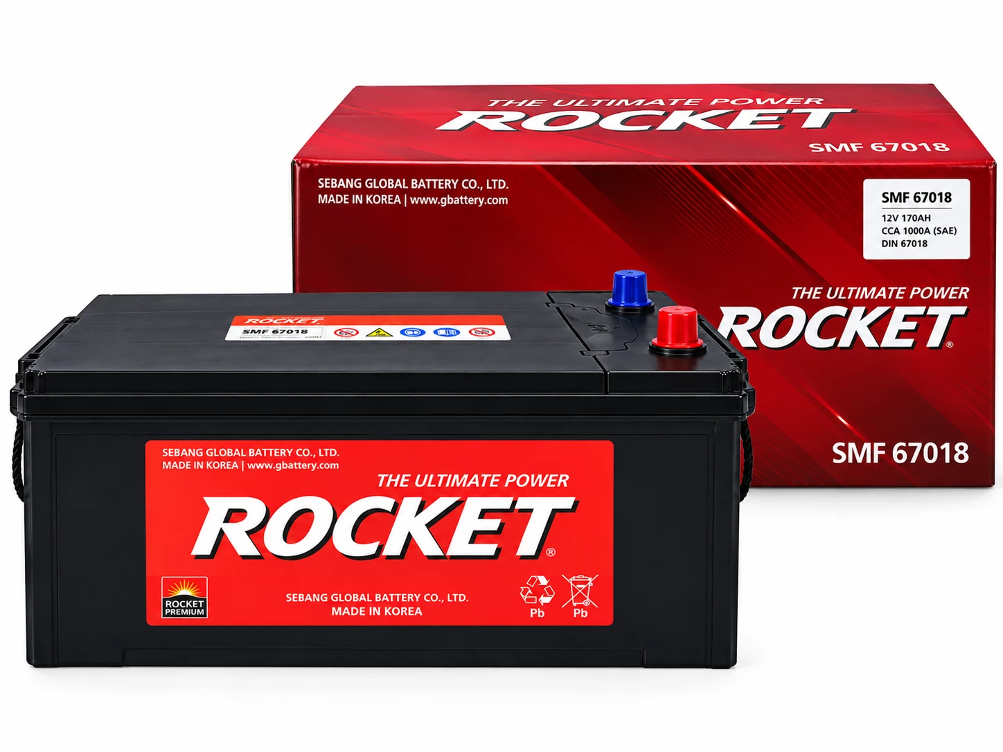 Ắc Quy Rocket SMF 67018 170AH