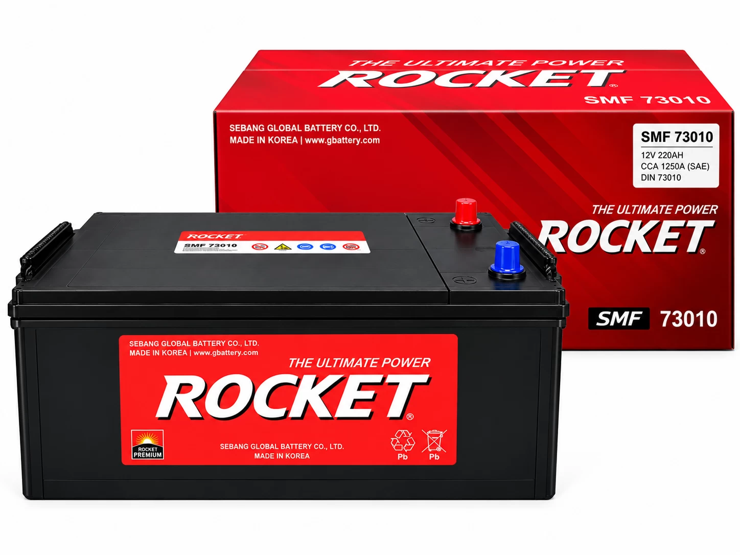 Ắc Quy Rocket SMF 73010 220AH