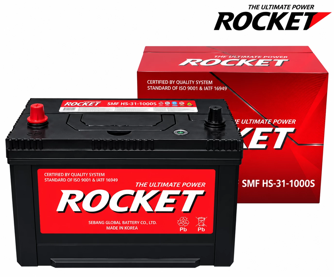 Ắc Quy Rocket SMF HS-31-1000S 105AH