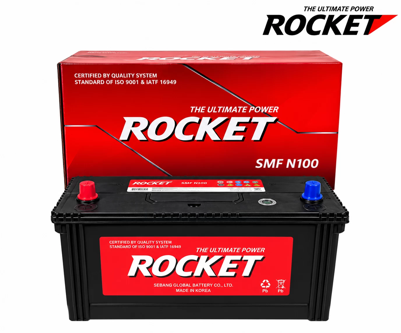 Ắc Quy Rocket SMF N100 100AH