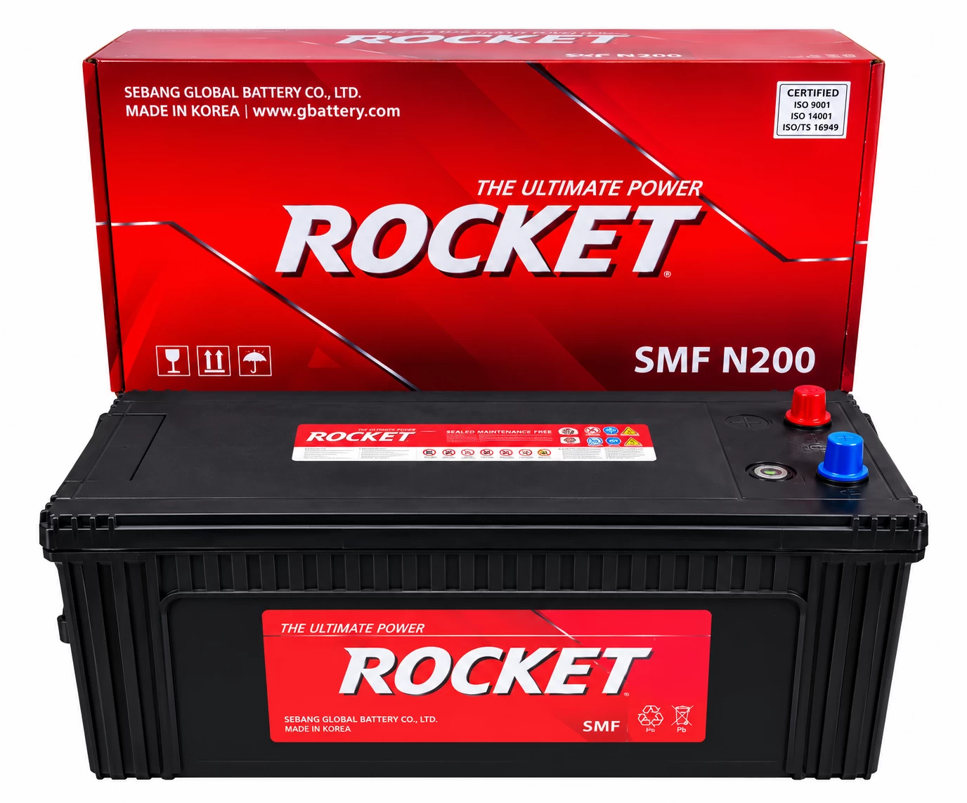 Ắc Quy Rocket SMF N200 200AH