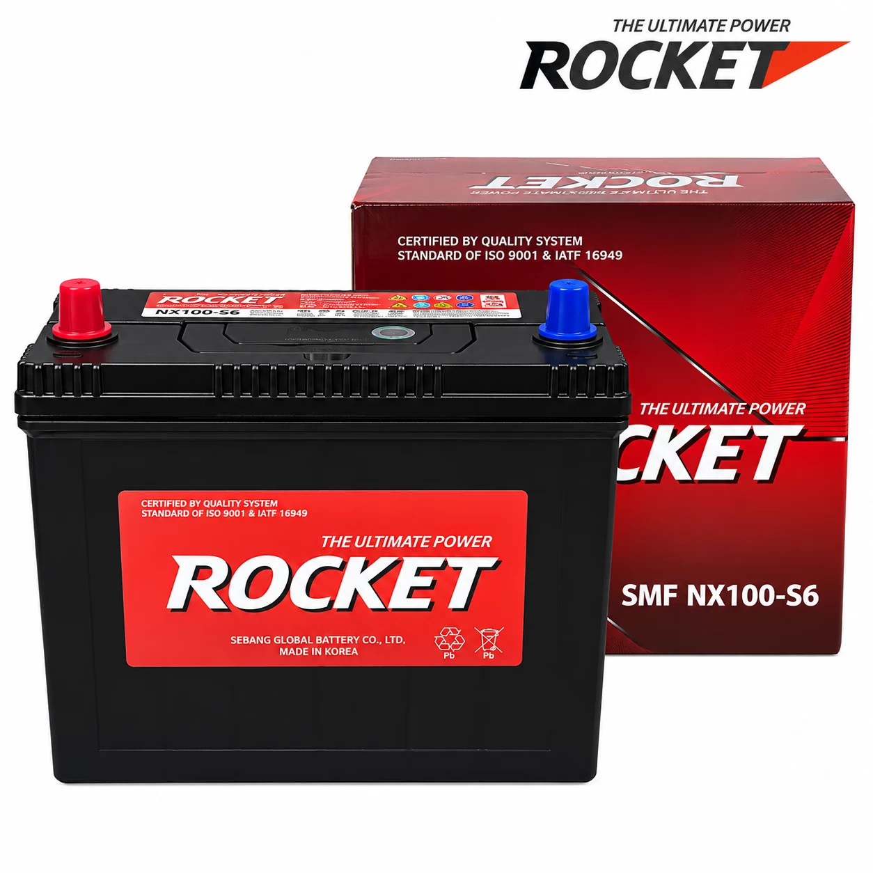 Ắc Quy Rocket SMF NX100-S6 45AH