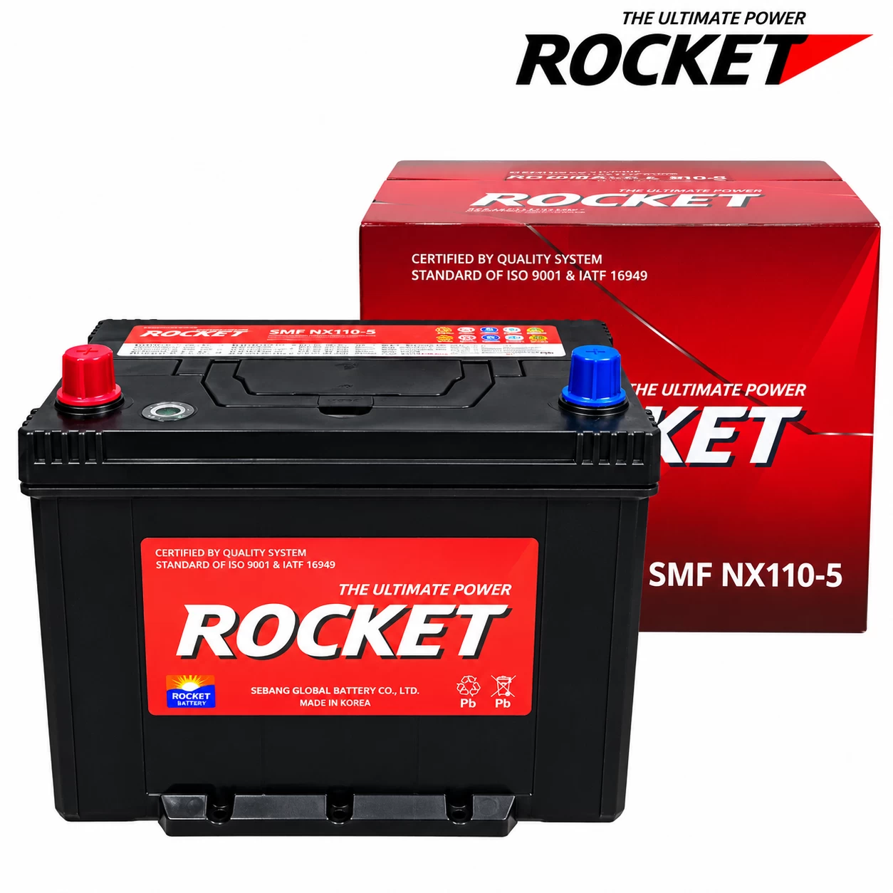 Ắc Quy Rocket SMF NX110-5 70AH