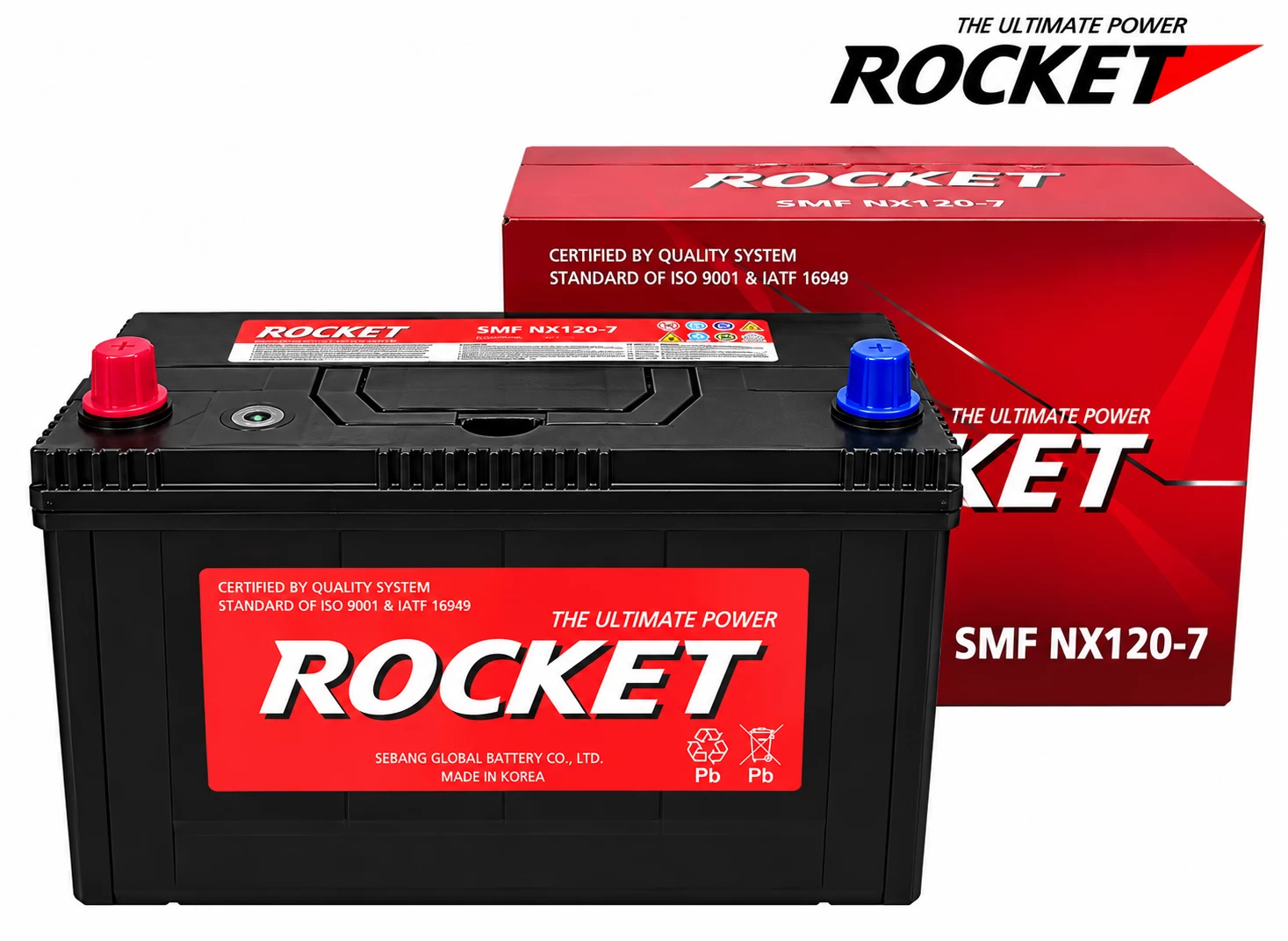 Ắc Quy Rocket SMF NX120-7 90AH