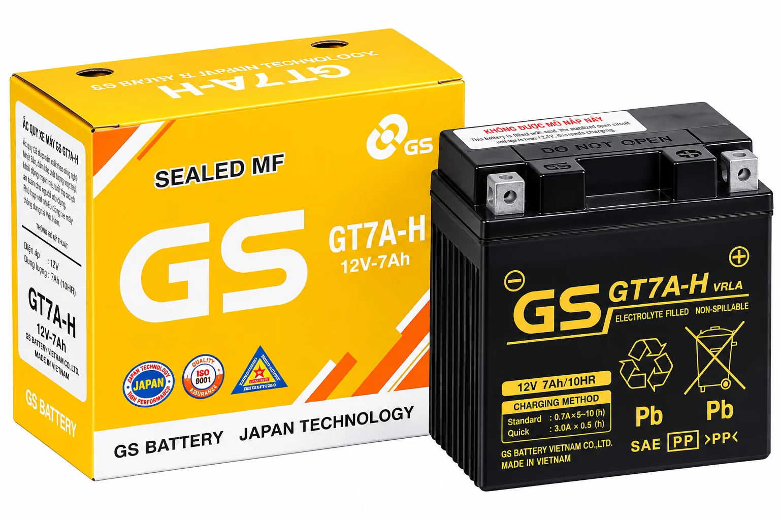 Ắc quy GS GT7A-H 7AH