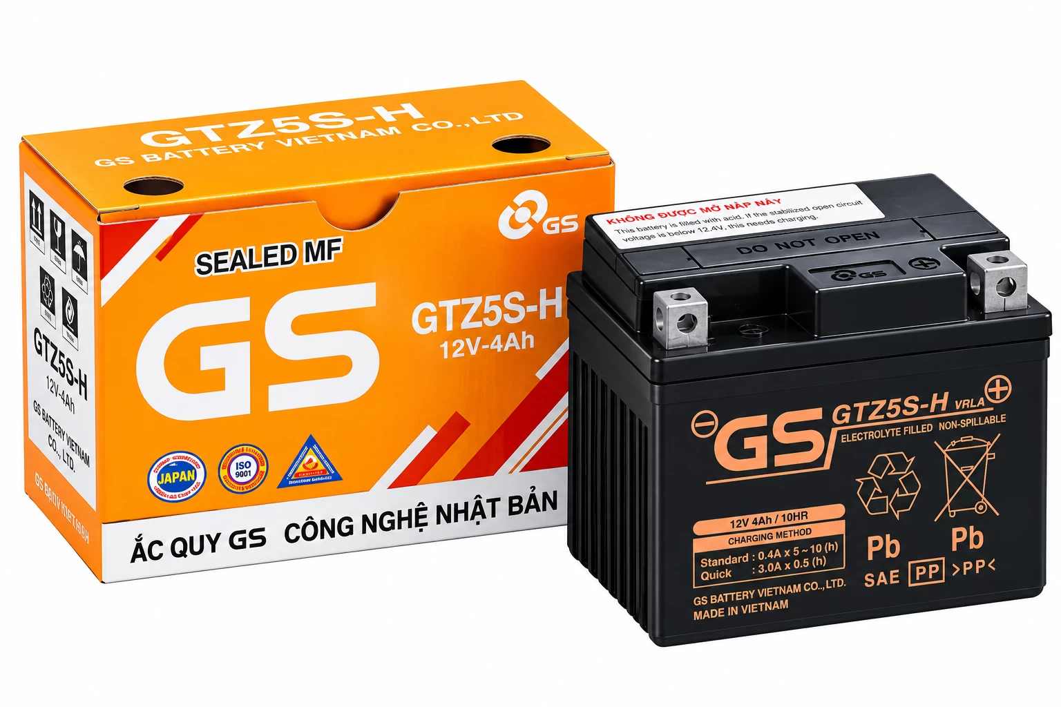 Ắc quy GS GTZ5S-H 4AH