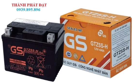 Ắc quy GS GTZ5SH 12V 4AH