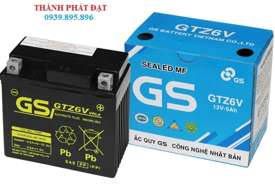 Ắc quy GS GTZ6V 12V 5AH