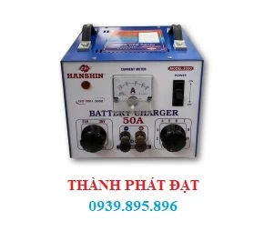 MÁY SẠC ẮC QUY HANSHIN 50A (LÕI DÂY ĐỒNG)