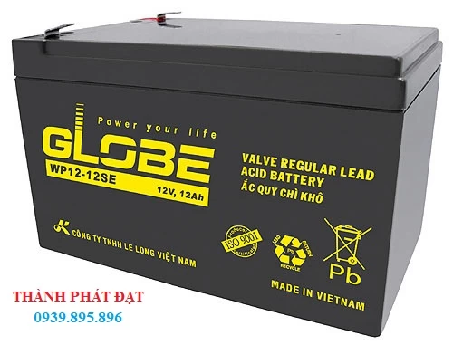 ẮC QUY GLOBE 12V-12Ah (WP12-12SE)
