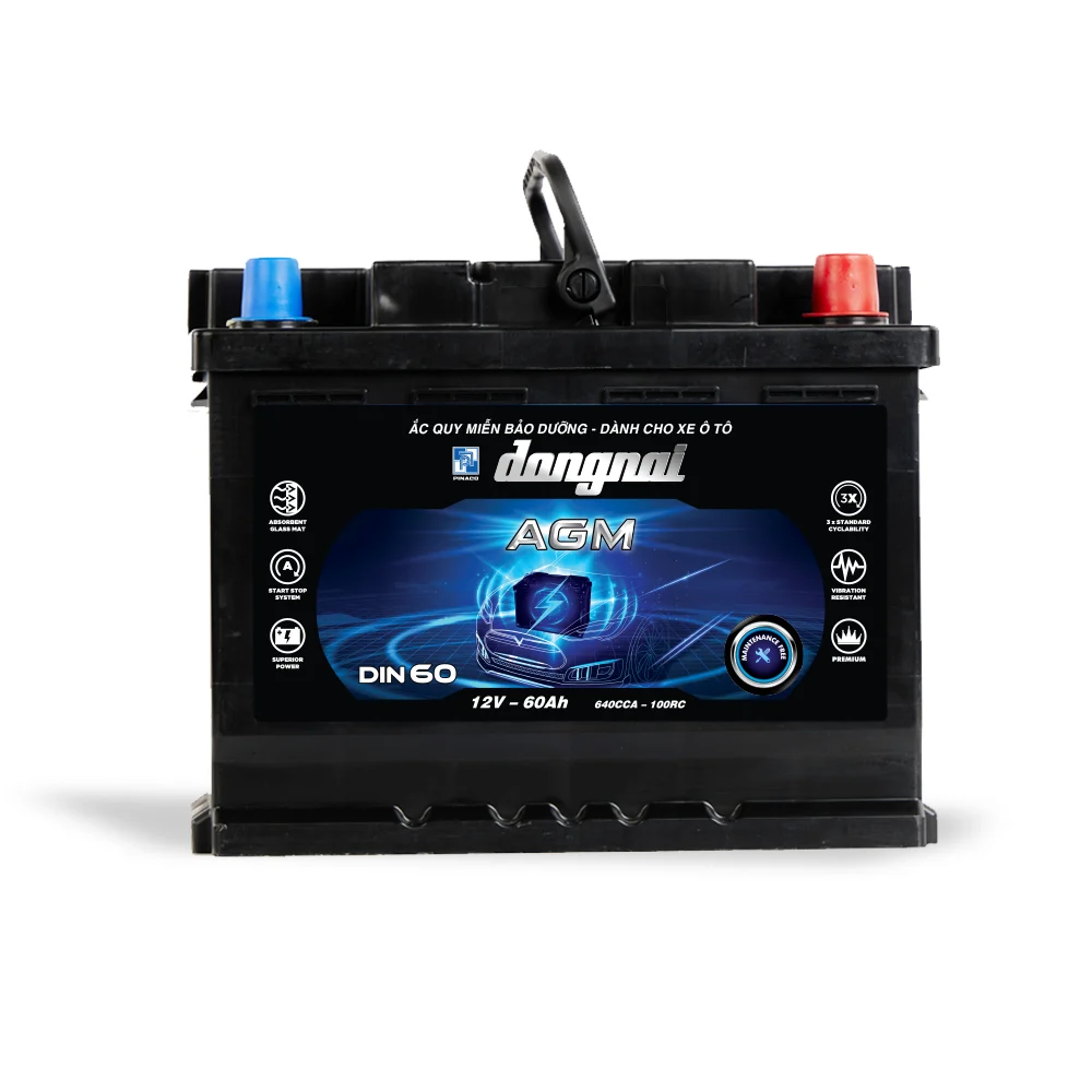 ắc quy đồng nai agm din60 60ah