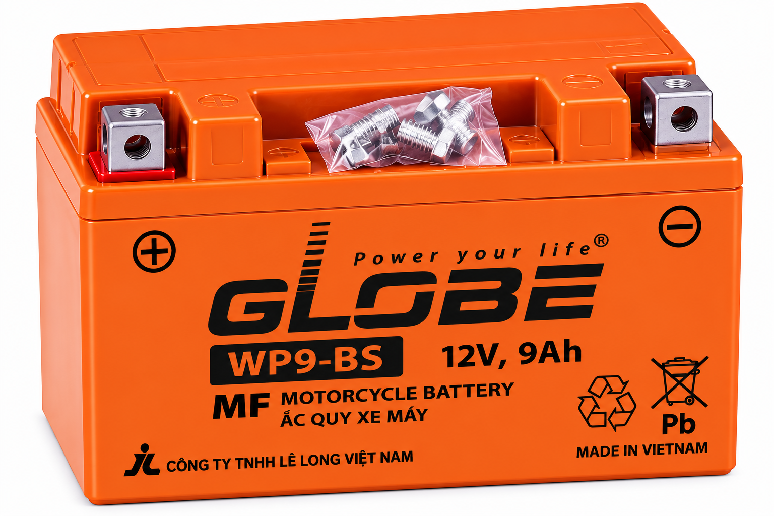 ắc quy globe wp9-bs 9ah