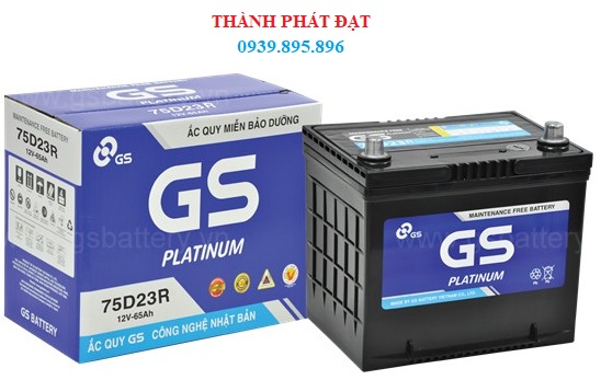 ắc quy gs mf 75d23r 65ah
