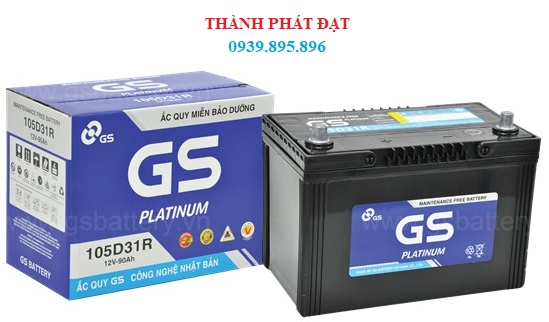 ắc quy gs mf 105d31r 90ah
