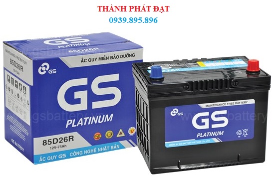ắc quy gs mf 85d26r 75ah