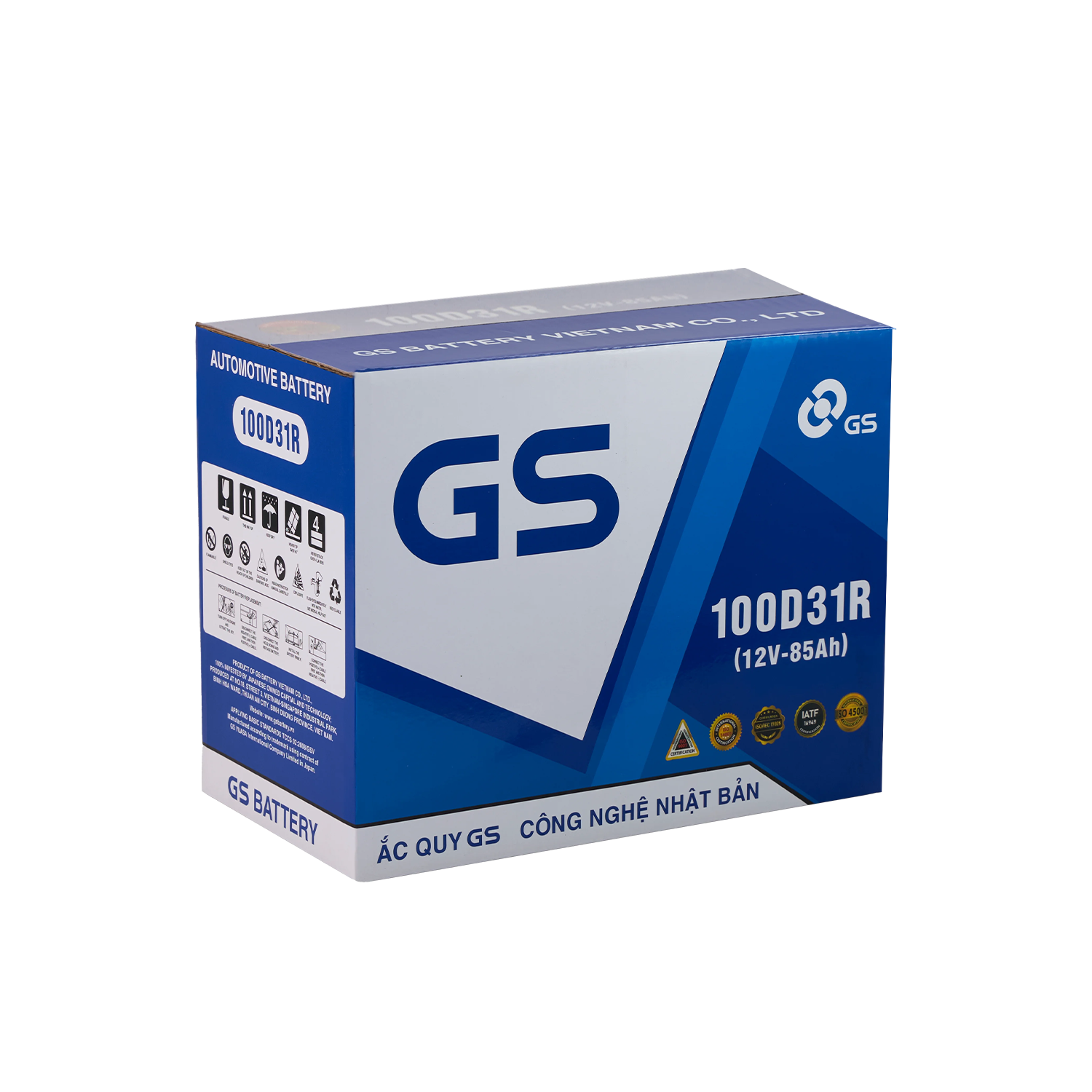 ắc quy gs 100d31r 85ah