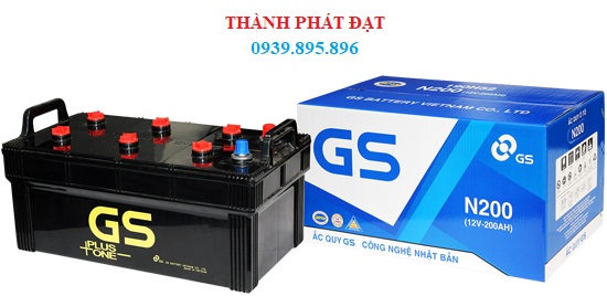 ắc quy gs n200 200ah