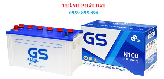 ắc quy gs n100 100ah