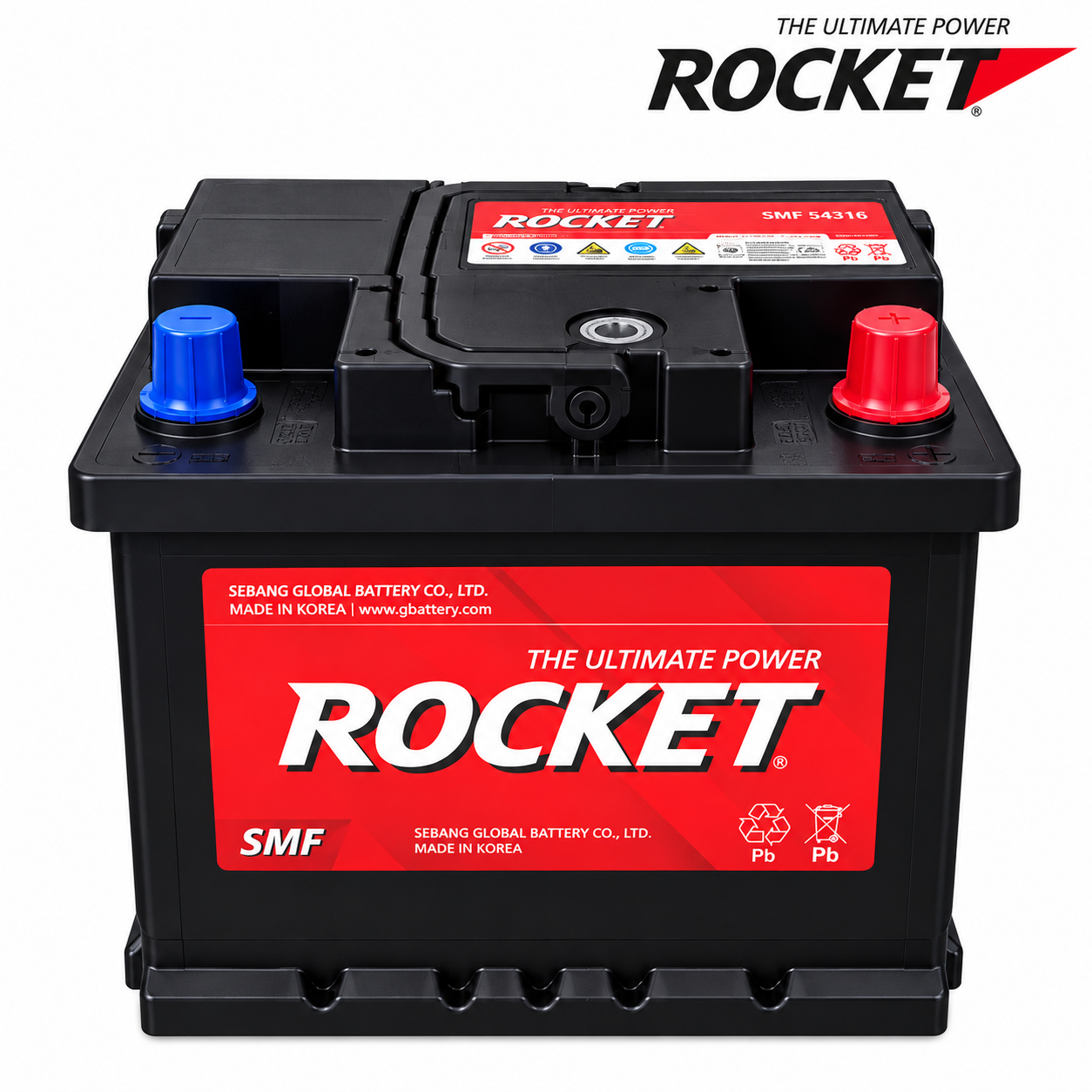 ắc quy rocket smf 54316 43ah