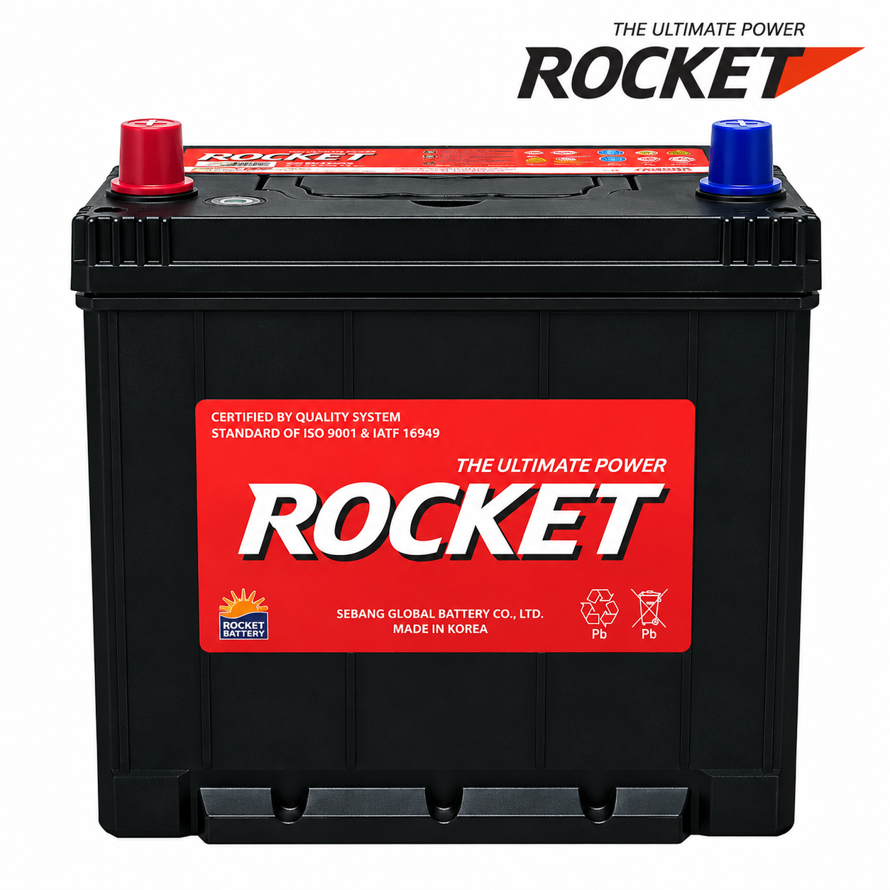 ắc quy rocket smf 55d23r 60ah