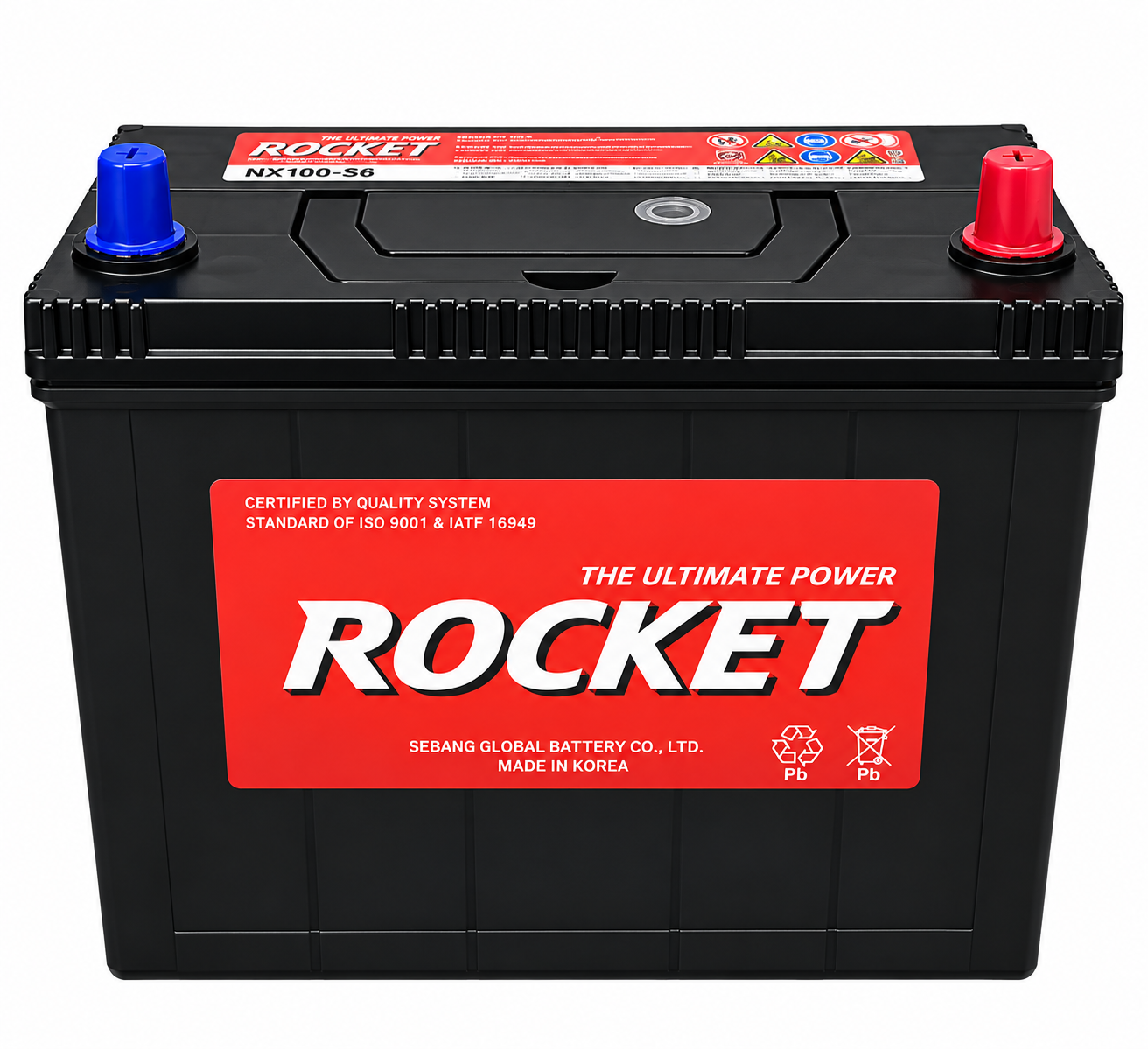 ắc quy rocket smf nx100-6l 45ah