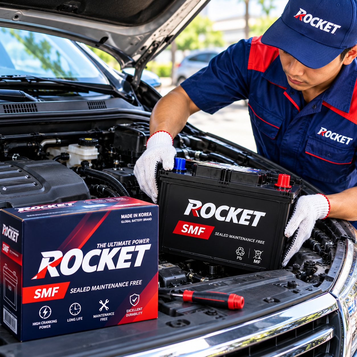 ắc quy rocket