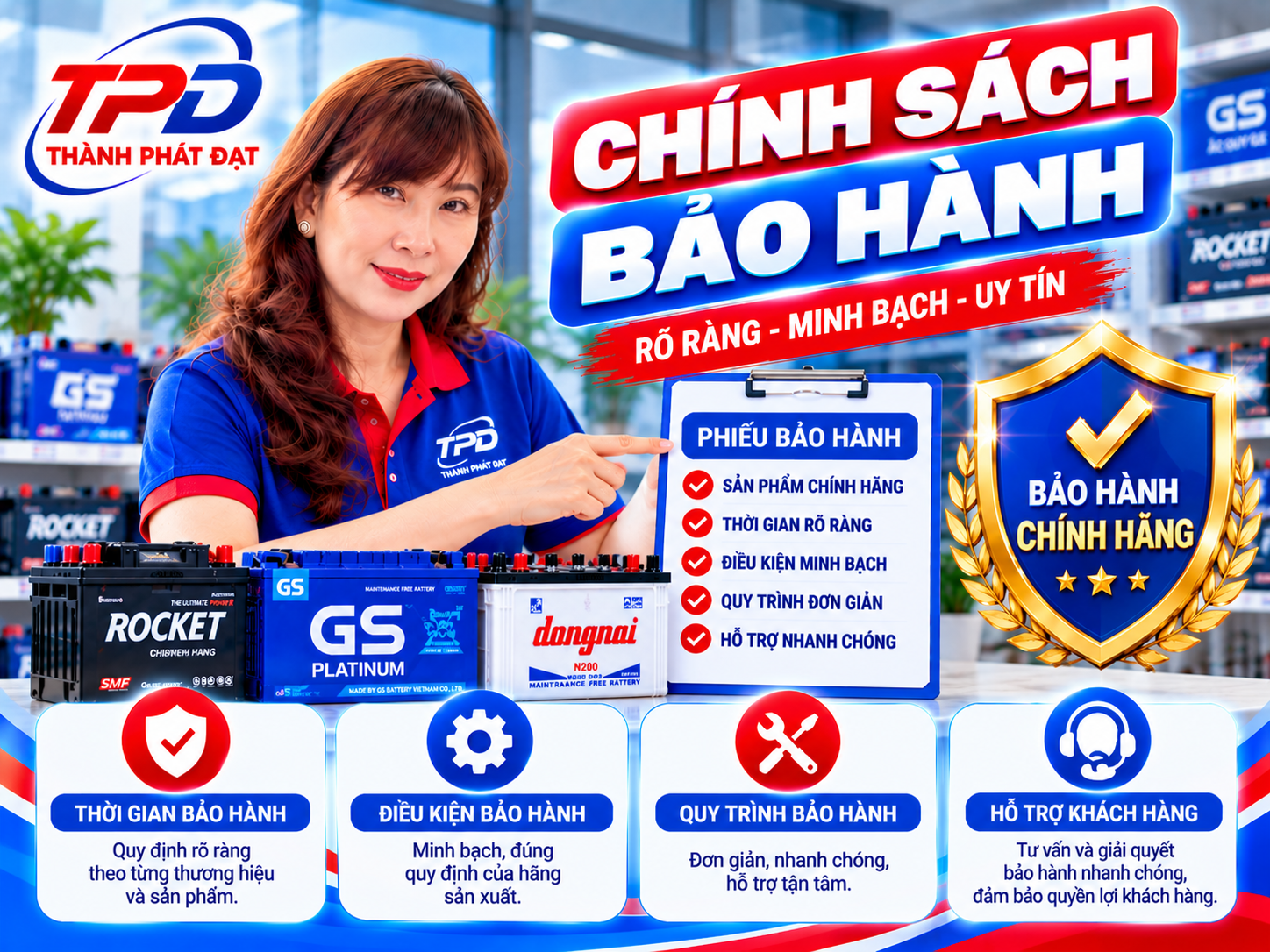 thay ắc quy ô tô tận nơi Dĩ An
