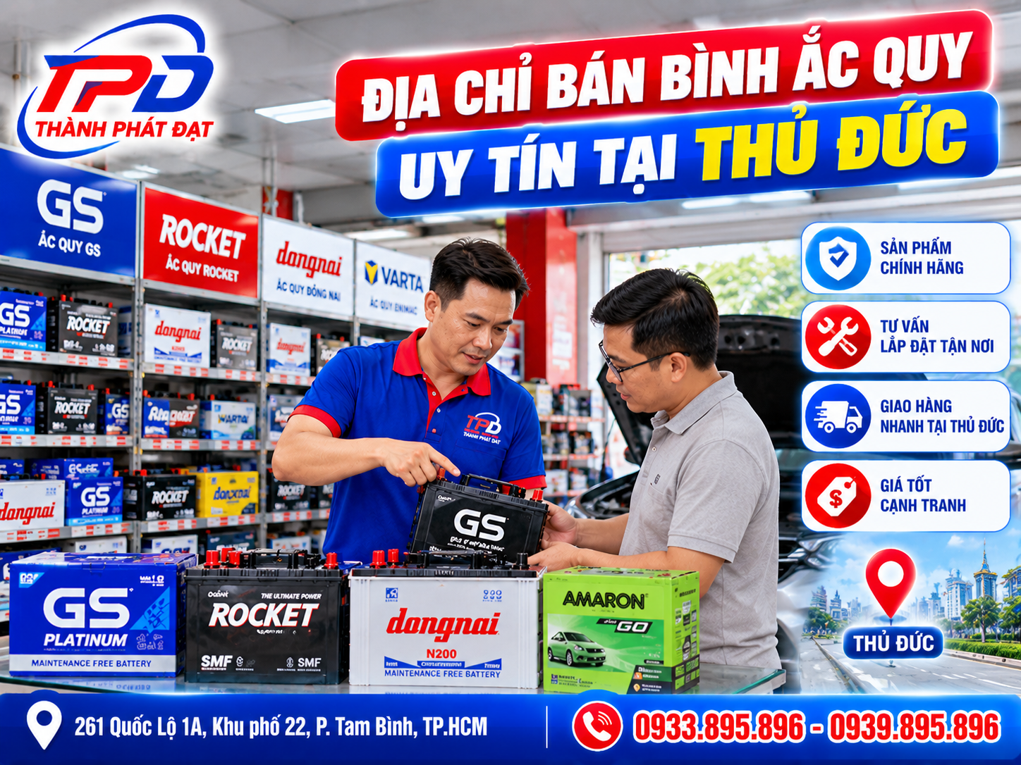 địa chỉ bán bình ắc quy uy tín tại thủ đức