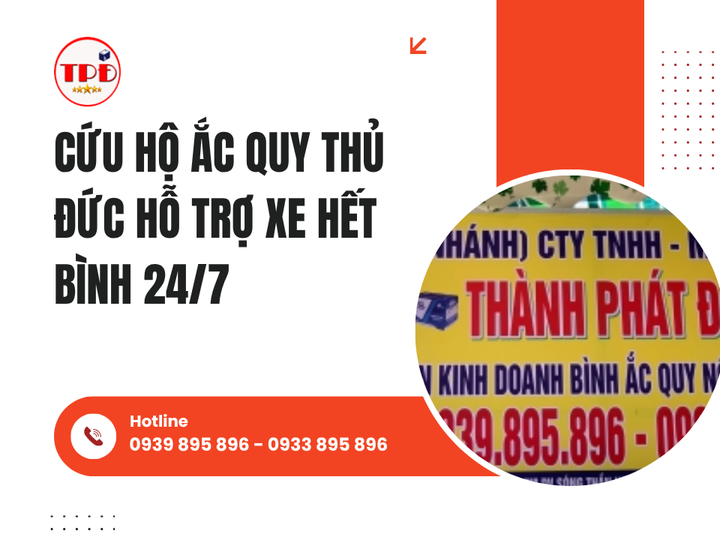 Cứu Hộ Ắc Quy Thủ Đức Hỗ Trợ Xe Hết Bình 24/7